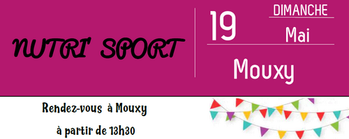 Nutri’sport 2019 - reporté au dimanche 2 juin 2019
