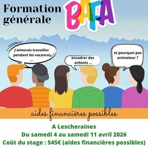 Affiche BAFA 2026