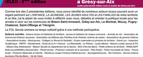 Invitation CLEJ - 17 novembre de 13h30 à 16h30 Invitation CLEJ - 17 novembre de 13h30 à 16h30
