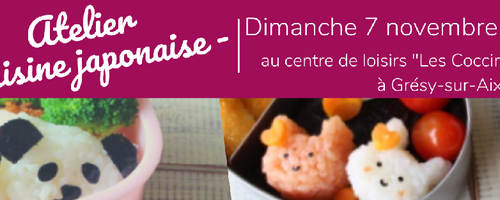 Atelier cuisine japonaise Atelier cuisine japonaise