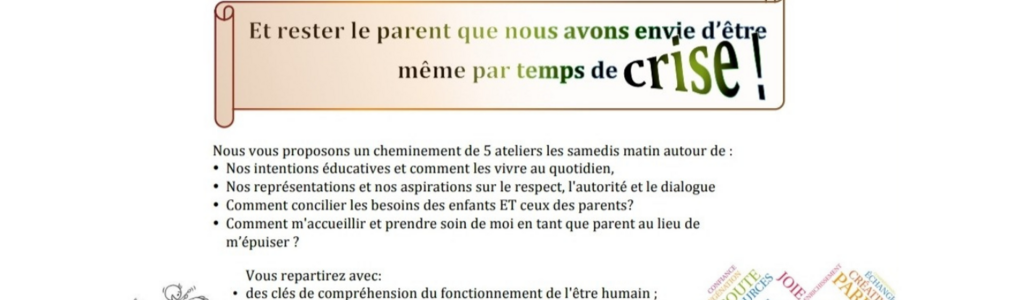 Ateliers de parents&nbsp;: Communication non violente