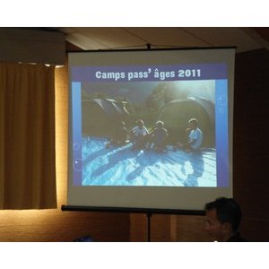 Projection du film sur le camps pass'âges